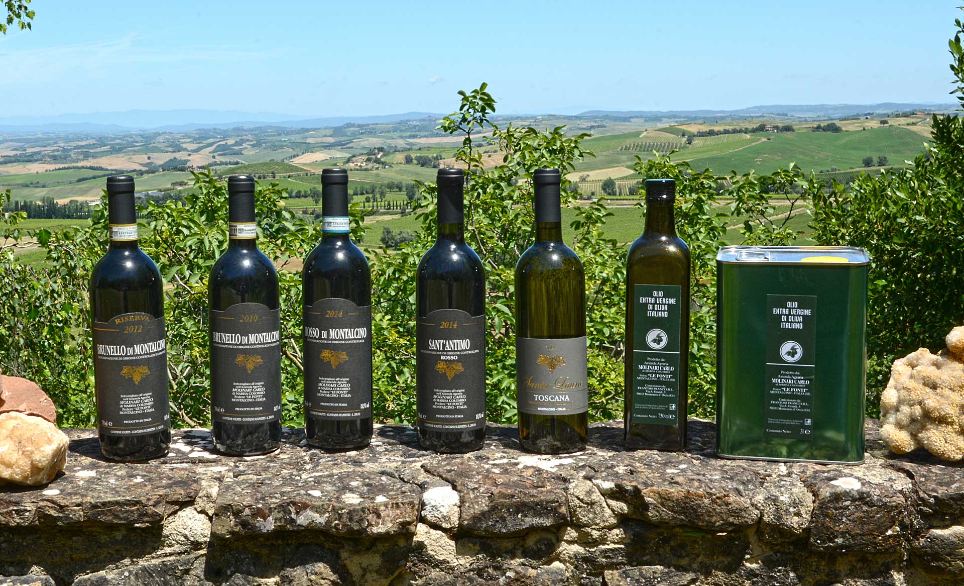 I vini... Il sapore unico del Brunello di Montalcino